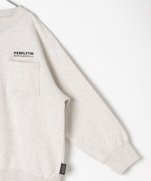 PENDLETON（ペンドルトン）の「【PENDLETON(ペンドルトン)】別注スウェット(KIDS)（スウェット・キッズ・ナチュラル/チャコール/ネイビー・110cm/120cm/130cm/140cm/150cm）」の11枚目の写真