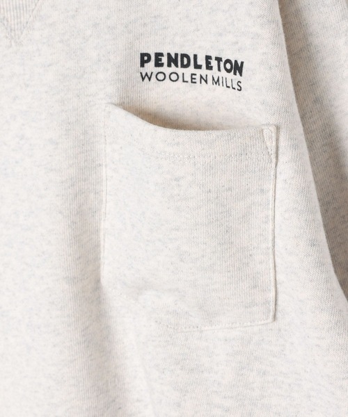 PENDLETON（ペンドルトン）の「【PENDLETON(ペンドルトン)】別注スウェット(KIDS)（スウェット・キッズ・ナチュラル/チャコール/ネイビー・110cm/120cm/130cm/140cm/150cm）」の12枚目の写真