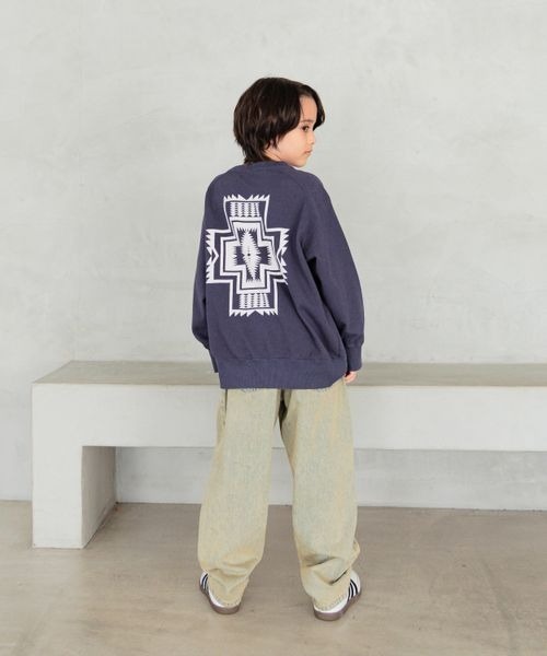 PENDLETON（ペンドルトン）の「【PENDLETON(ペンドルトン)】別注スウェット(KIDS)（スウェット・キッズ・ナチュラル/チャコール/ネイビー・110cm/120cm/130cm/140cm/150cm）」の22枚目の写真