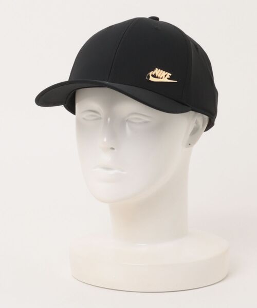 NIKE(ナイキ)の「《NIKEアパレル》DF クラブ CB MTFUT L キャップ(キャップ・メンズ・ブラック×ゴールド・S/M/M/L/L/XL)」の1枚目の写真