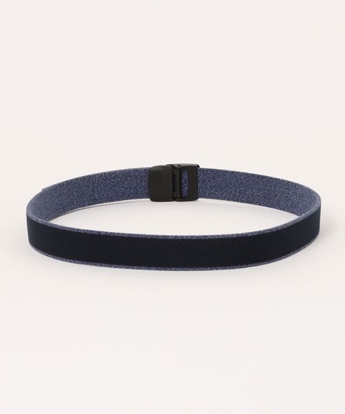 GEVAERT（ゲバルト）の「Gevaert 35mm 杢サイドライン ストレッチベルト（ベルト・メンズ・ブラック/カーキ/ネイビー・FREE）」の4枚目の写真