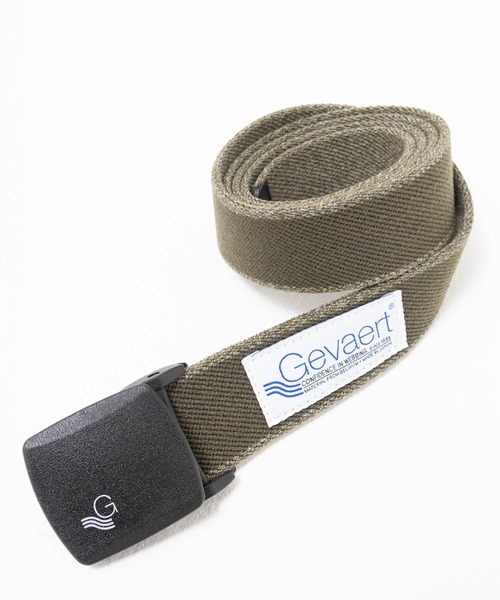 GEVAERT（ゲバルト）の「Gevaert 35mm 杢サイドライン ストレッチベルト（ベルト・メンズ・ブラック/カーキ/ネイビー・FREE）」の2枚目の写真
