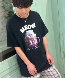 MILKBOY（ミルクボーイ）の「CAT CUP Tシャツ（Tシャツ/カットソー）」
