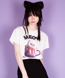 MILKBOY（ミルクボーイ）の「CAT CUP Tシャツ（Tシャツ/カットソー）」