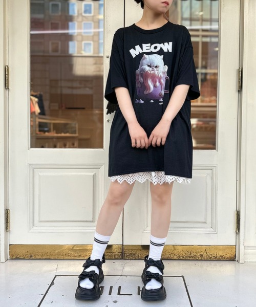MILKBOY（ミルクボーイ）の「CAT CUP Tシャツ（Tシャツ/カットソー・メンズ・B/C/A・M/L）」の14枚目の写真