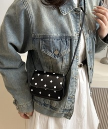 mebole（メボレ）の「ドットミニショルダーバッグ（ショルダーバッグ）」