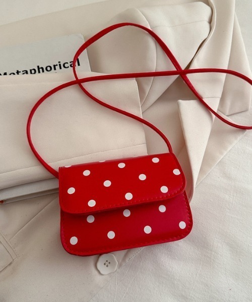 mebole(メボレ)の「ドットミニショルダーバッグ(ショルダーバッグ・レディース・レッド/ホワイト/ブラック・FREE)」の14枚目の写真