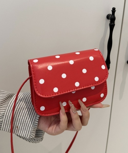 mebole(メボレ)の「ドットミニショルダーバッグ(ショルダーバッグ・レディース・レッド/ホワイト/ブラック・FREE)」の16枚目の写真