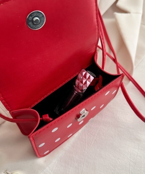 mebole(メボレ)の「ドットミニショルダーバッグ(ショルダーバッグ・レディース・レッド/ホワイト/ブラック・FREE)」の17枚目の写真