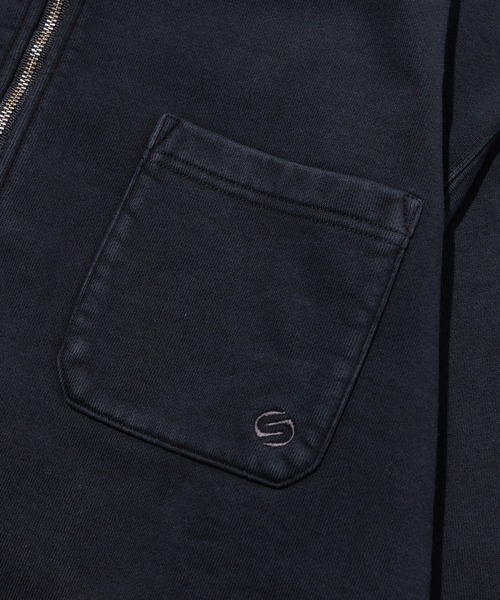 SILAS(サイラス)の「HALF ZIP SWEATSHIRT(スウェット・メンズ・ブラウン/ネイビー/ブラック・XL/L/M)」の8枚目の写真