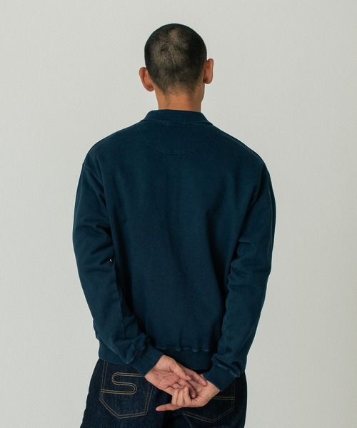 SILAS(サイラス)の「HALF ZIP SWEATSHIRT(スウェット・メンズ・ブラウン/ネイビー/ブラック・XL/L/M)」の5枚目の写真