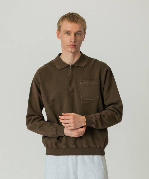 SILAS(サイラス)の「HALF ZIP SWEATSHIRT(スウェット・メンズ・ブラウン/ネイビー/ブラック・XL/L/M)」の17枚目の写真