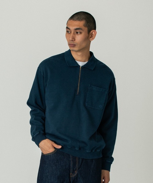 SILAS(サイラス)の「HALF ZIP SWEATSHIRT(スウェット・メンズ・ブラウン/ネイビー/ブラック・XL/L/M)」の19枚目の写真