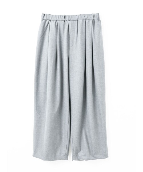 mizuiroind（ミズイロインド）の「mizuiro ind ワイドタックパンツ（その他パンツ・レディース・グレー系2/ブラック系2/アイボリー/グレー系その他3/ブルー系その他2/ライトグレー/ネイビー/ブラック・FREE）」の4枚目の写真