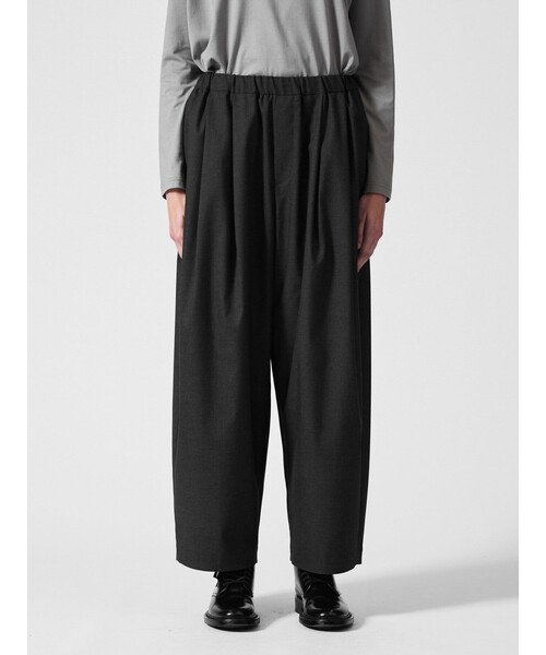 mizuiroind（ミズイロインド）の「mizuiro ind ワイドタックパンツ（その他パンツ・レディース・グレー系2/ブラック系2/アイボリー/グレー系その他3/ブルー系その他2/ライトグレー/ネイビー/ブラック・FREE）」の20枚目の写真