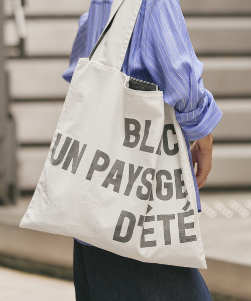 WEB限定追加》IENA BLANC COTTON BAG（トートバッグ）｜IENA