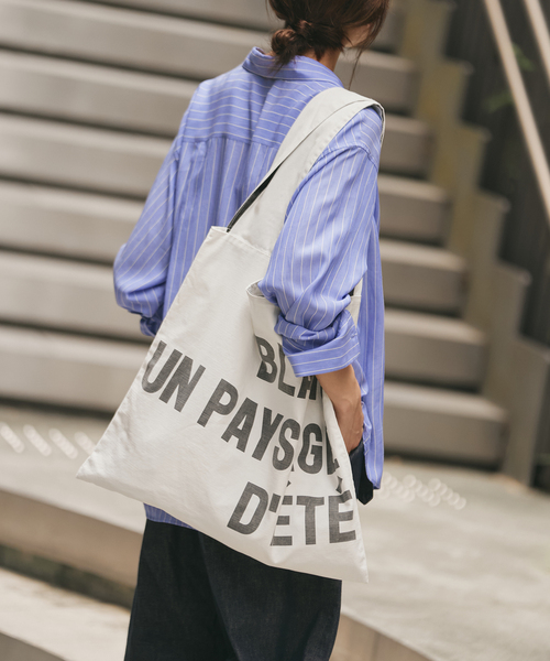 IENA(イエナ)の「《WEB限定追加》IENA BLANC COTTON BAG(トートバッグ・レディース・ホワイト・FREE)」の4枚目の写真