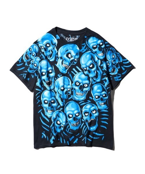 セール】LIQUID BLUE リキッドブルー / 'SKULL'TEE（Tシャツ