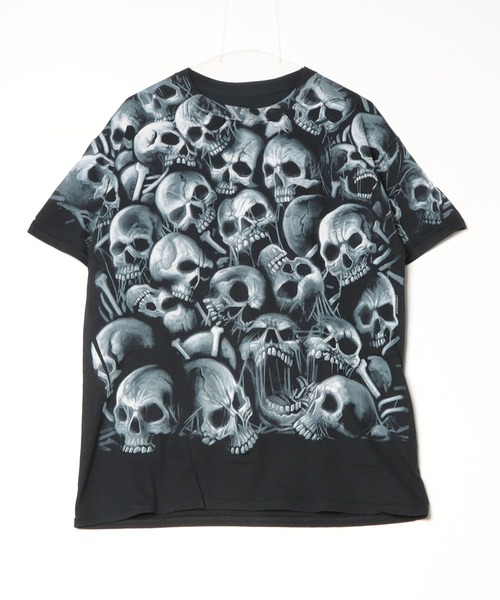 LIQUID BLUE（リキッドブルー）の「LIQUID BLUE リキッドブルー / "SKULL"TEE（Tシャツ/カットソー・メンズ・ブラック系1/ブラック/ブラック系3/ブラック系2・X-LARGE/LARGE）」の4枚目の写真