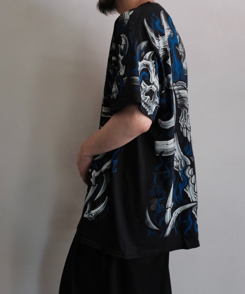 LIQUID BLUE（リキッドブルー）の「LIQUID BLUE リキッドブルー / "SKULL"TEE（Tシャツ/カットソー・メンズ・ブラック系1/ブラック/ブラック系3/ブラック系2・X-LARGE/LARGE）」の10枚目の写真