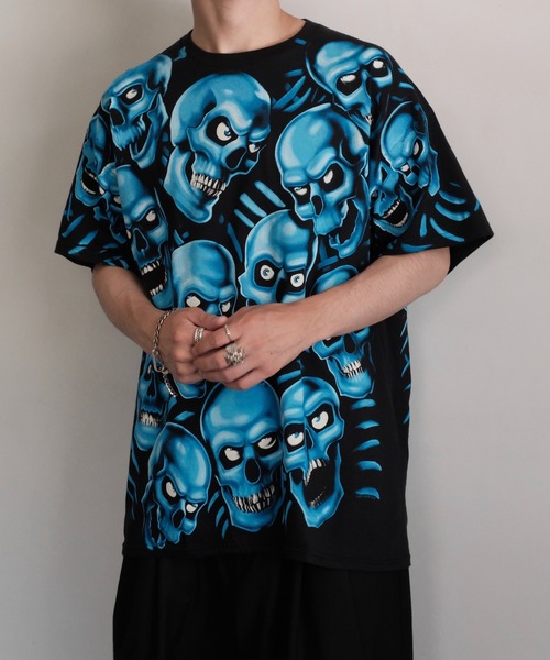 LIQUID BLUE（リキッドブルー）の「LIQUID BLUE リキッドブルー / "SKULL"TEE（Tシャツ/カットソー・メンズ・ブラック系1/ブラック/ブラック系3/ブラック系2・X-LARGE/LARGE）」の15枚目の写真