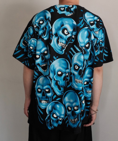 LIQUID BLUE（リキッドブルー）の「LIQUID BLUE リキッドブルー / "SKULL"TEE（Tシャツ/カットソー・メンズ・ブラック系1/ブラック/ブラック系3/ブラック系2・X-LARGE/LARGE）」の17枚目の写真