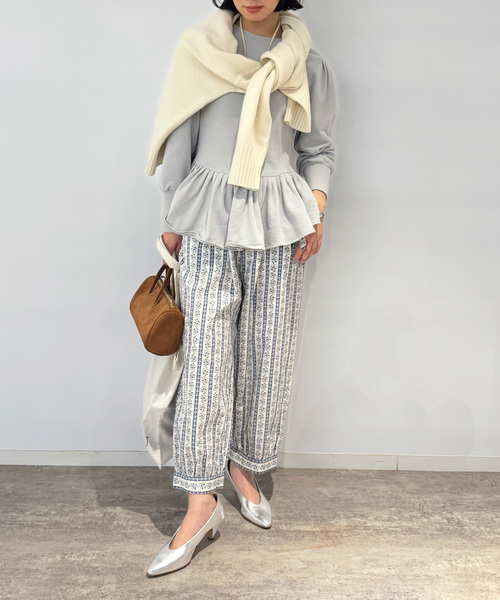 EDIT. FOR LULU（エディットフォールル）の「【BATSHEVA/バットシェバ】pre LUCETTE PANTS（スラックス・レディース・ホワイト・X-SMALL/SMALL）」の2枚目の写真