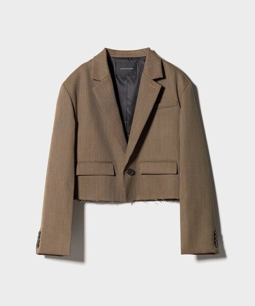 AEWEN MATOPH(イウエン マトフ)の「<AEWEN MATOPH>ウールショートジャケット(テーラードジャケット・レディース・ブラック/ブラウン・36/38)」の22枚目の写真