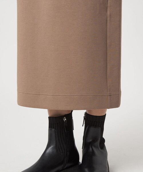 green label relaxing（グリーンレーベルリラクシング）の「ダンボール ハイネック ワンピース（ワンピース・レディース・ブラック/モカ/ダークグレー・FREE）」の21枚目の写真