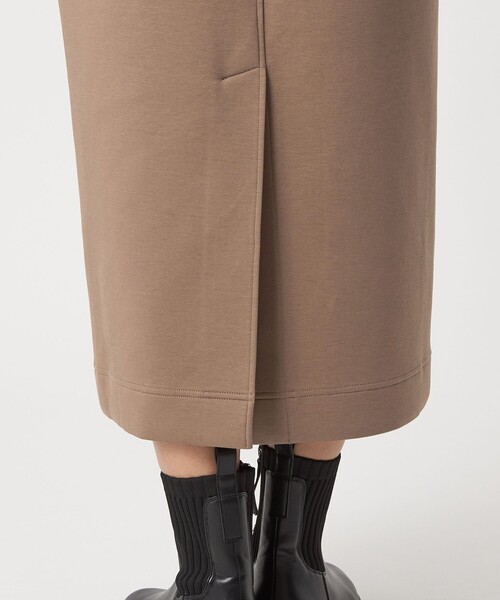 green label relaxing（グリーンレーベルリラクシング）の「ダンボール ハイネック ワンピース（ワンピース・レディース・ブラック/モカ/ダークグレー・FREE）」の22枚目の写真