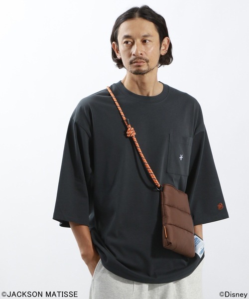 JACKSON MATISSE（ジャクソンマティス）の「【JACKSON MATISSE/BAYFLOW】「ミッキーマウス」デザイン7分袖Tシャツ（Tシャツ/カットソー・メンズ・ブラック/オフホワイト/ブルー・MEDIUM/LARGE）」の2枚目の写真