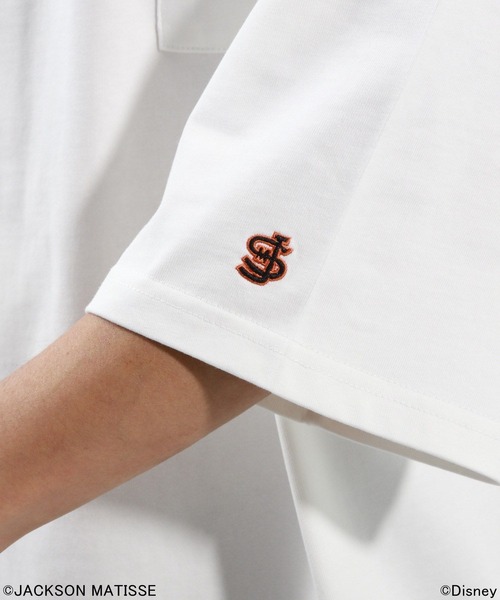 JACKSON MATISSE（ジャクソンマティス）の「【JACKSON MATISSE/BAYFLOW】「ミッキーマウス」デザイン7分袖Tシャツ（Tシャツ/カットソー・メンズ・ブラック/オフホワイト/ブルー・MEDIUM/LARGE）」の22枚目の写真