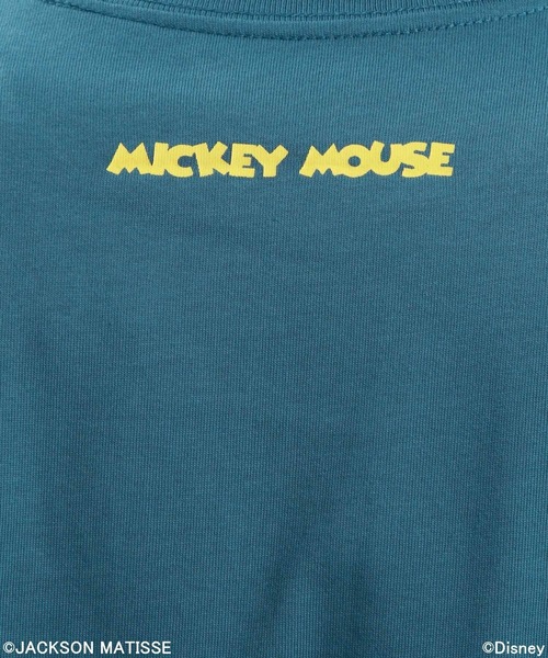 JACKSON MATISSE（ジャクソンマティス）の「【JACKSON MATISSE/BAYFLOW】「ミッキーマウス」デザイン7分袖Tシャツ（Tシャツ/カットソー・メンズ・ブラック/オフホワイト/ブルー・MEDIUM/LARGE）」の7枚目の写真