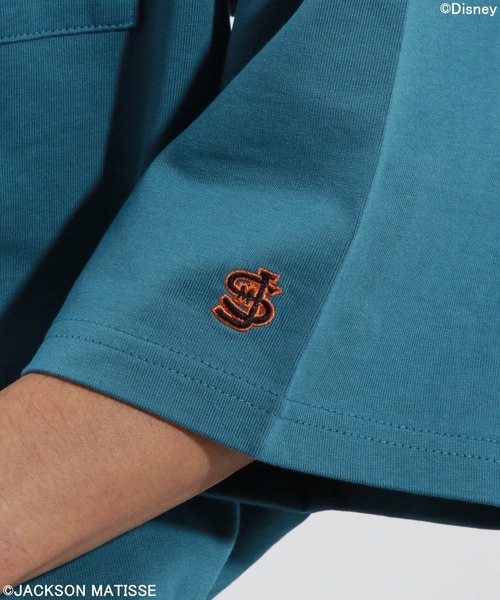 JACKSON MATISSE（ジャクソンマティス）の「【JACKSON MATISSE/BAYFLOW】「ミッキーマウス」デザイン7分袖Tシャツ（Tシャツ/カットソー・メンズ・ブラック/オフホワイト/ブルー・MEDIUM/LARGE）」の8枚目の写真