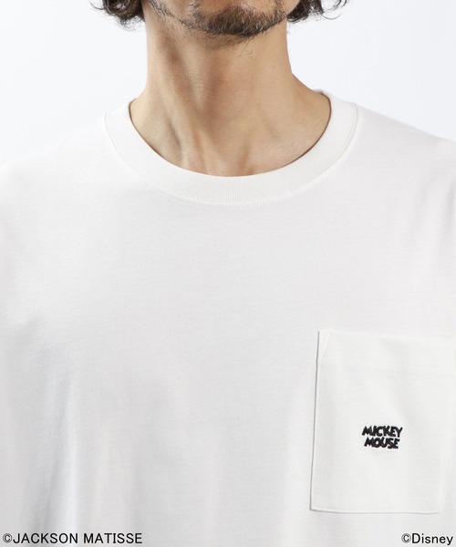 JACKSON MATISSE（ジャクソンマティス）の「【JACKSON MATISSE/BAYFLOW】「ミッキーマウス」デザイン7分袖Tシャツ（Tシャツ/カットソー・メンズ・ブラック/オフホワイト/ブルー・MEDIUM/LARGE）」の13枚目の写真