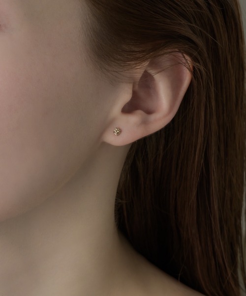 PIERCE/MINIMUM ZIRCONIA（ピアス（両耳用））｜muku（ムク）の
