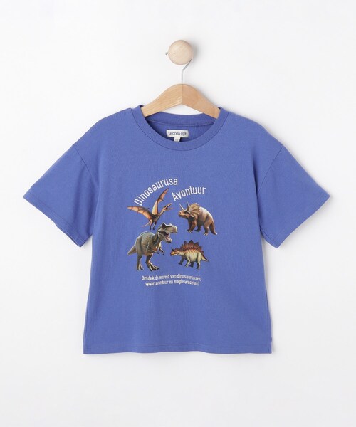 SHOO・LA・RUE（シューラルー）の「【100-150cm】刺繍ロゴ転写プリントBOYSTシャツ（Tシャツ/カットソー・キッズ・ブラック/ブルー系その他・13/12/11/10/15 /14）」の4枚目の写真