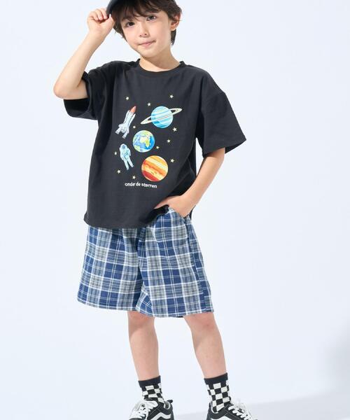 SHOO・LA・RUE（シューラルー）の「【100-150cm】刺繍ロゴ転写プリントBOYSTシャツ（Tシャツ/カットソー・キッズ・ブラック/ブルー系その他・13/12/11/10/15 /14）」の12枚目の写真