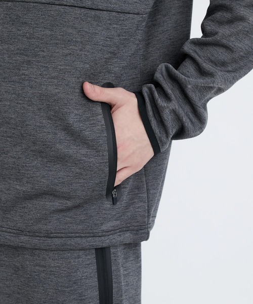 RVCA（ルーカ）の「RVCA メンズ BALANCE TECH FLEECE ZIP HOODIE パーカー 【2025年秋冬モデル】/ルーカセットアップ対応フロントジップアップフリースパーカー・フーディー（パーカー・メンズ・ブラック系その他・SMALL/LARGE/X-LARGE/MEDIUM）」の5枚目の写真