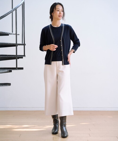セール】トリムツイン ニット（アンサンブル）｜J.PRESS Ladies（J