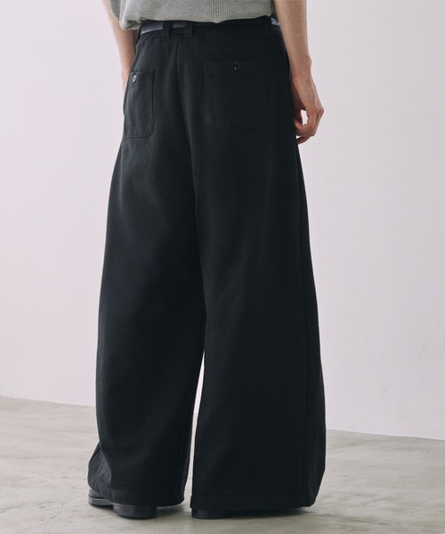 LUENNA(ルエナ)の「【LUENNA】2-Tuck Wide Sweat Pants / 2タックワイドスウェットパンツ(スウェットパンツ・メンズ・グレー/ブラック/チャコールグレー・S/M/L)」の19枚目の写真