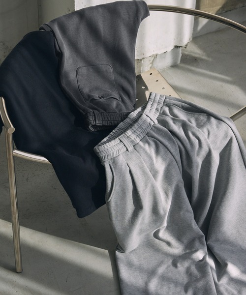 LUENNA(ルエナ)の「【LUENNA】2-Tuck Wide Sweat Pants / 2タックワイドスウェットパンツ(スウェットパンツ・メンズ・グレー/ブラック/チャコールグレー・S/M/L)」の14枚目の写真