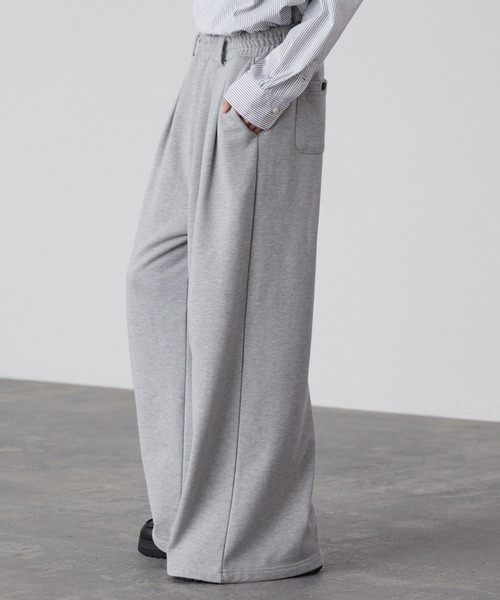 LUENNA(ルエナ)の「【LUENNA】2-Tuck Wide Sweat Pants / 2タックワイドスウェットパンツ(スウェットパンツ・メンズ・グレー/ブラック/チャコールグレー・S/M/L)」の21枚目の写真