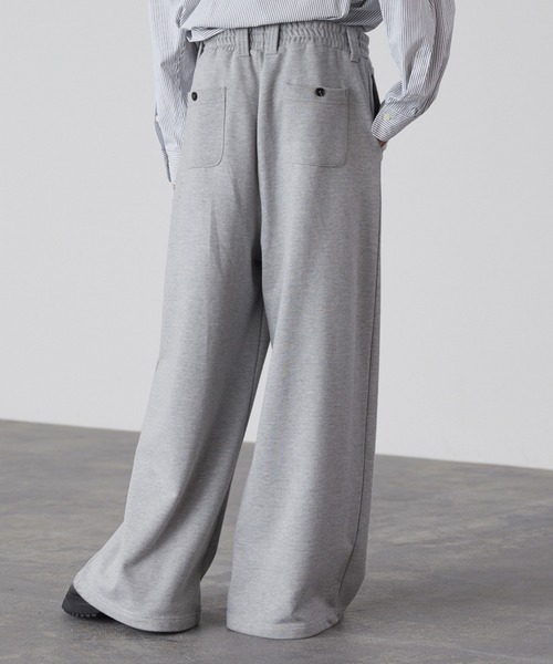 LUENNA(ルエナ)の「【LUENNA】2-Tuck Wide Sweat Pants / 2タックワイドスウェットパンツ(スウェットパンツ・メンズ・グレー/ブラック/チャコールグレー・S/M/L)」の22枚目の写真