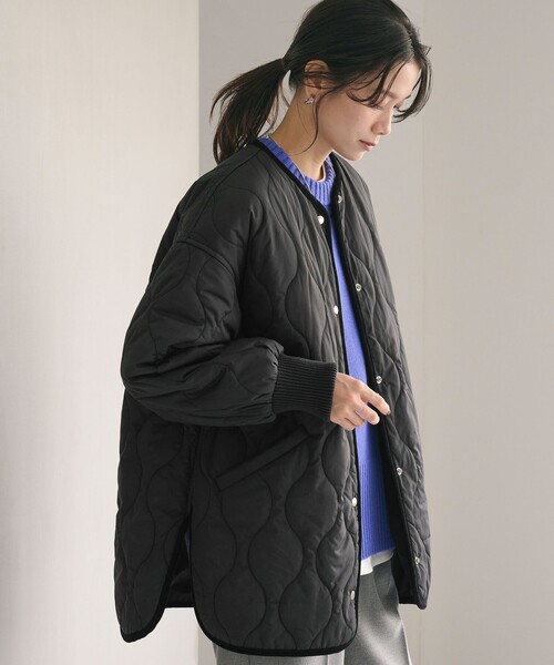 size SHORTあり］リバーシブル キルティング ブルゾン ウォッシャブル