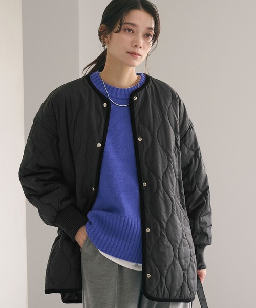 セール】［size SHORTあり］リバーシブル キルティング ブルゾン