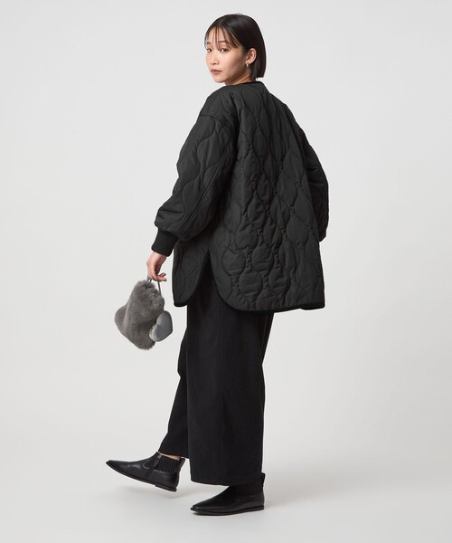 セール】［size SHORTあり］リバーシブル キルティング ブルゾン