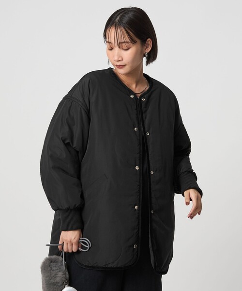 セール】［size SHORTあり］リバーシブル キルティング ブルゾン