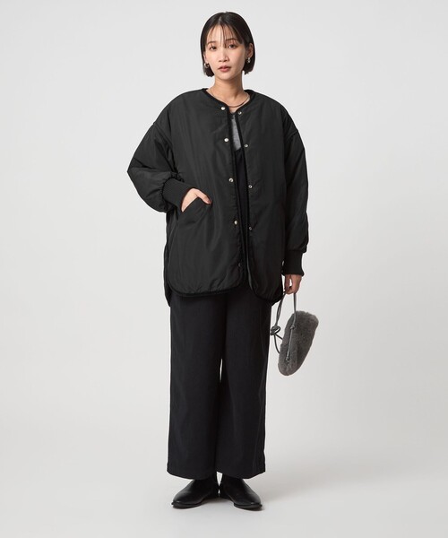 セール】［size SHORTあり］リバーシブル キルティング ブルゾン