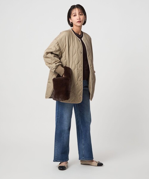 セール】［size SHORTあり］リバーシブル キルティング ブルゾン